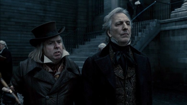 Timothy Spall and Alan Rickman in Sweeney Todd: The Demon Barber of Fleet Street