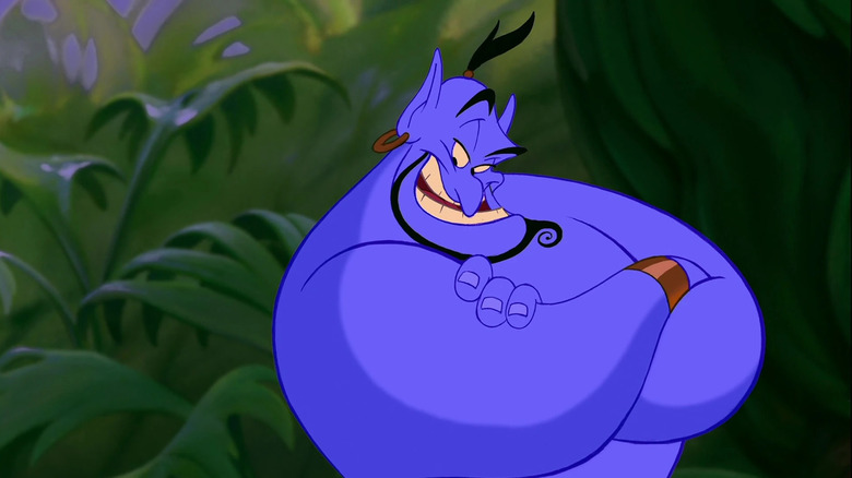 The Genie in Aladdin 1992 movie