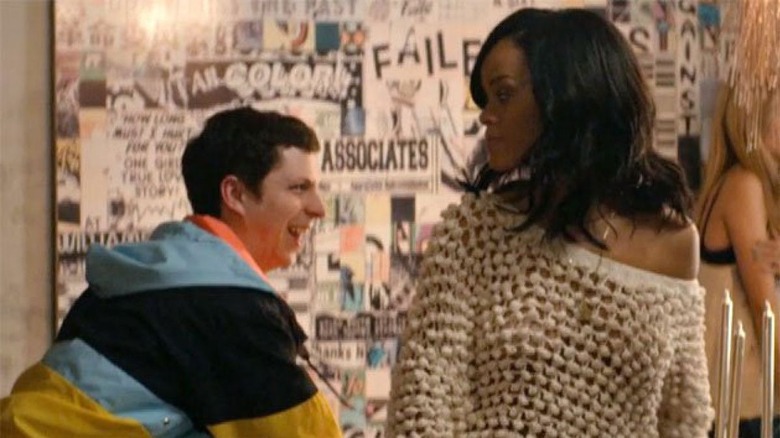 Rihanna about to slap Michael Cera