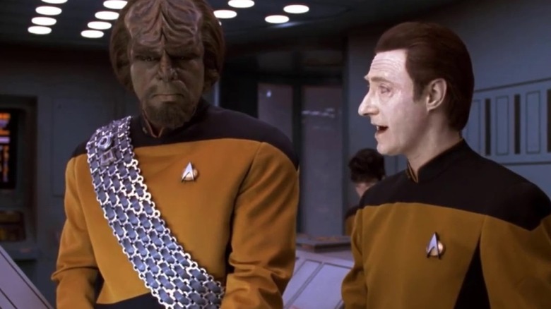 Star Trek: The Next Generation Worf and Data