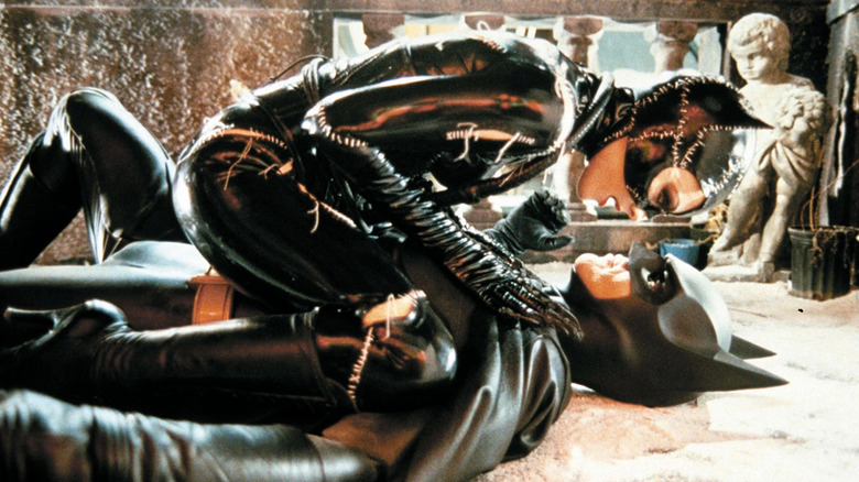 Michelle Pfeiffer and Michael Keaton in Batman Returns