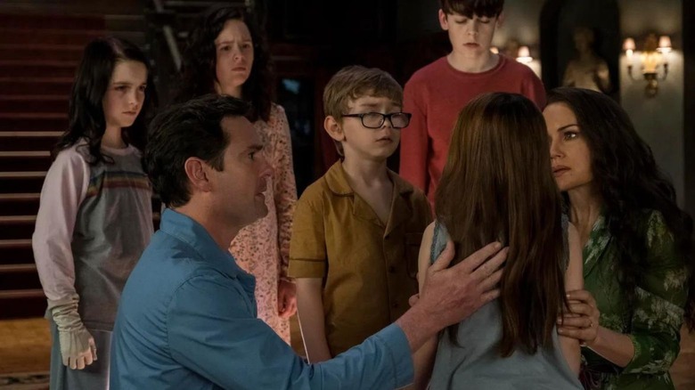 The Crain family in The Haunting of Hill House