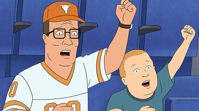 Hank and Bobby cheer