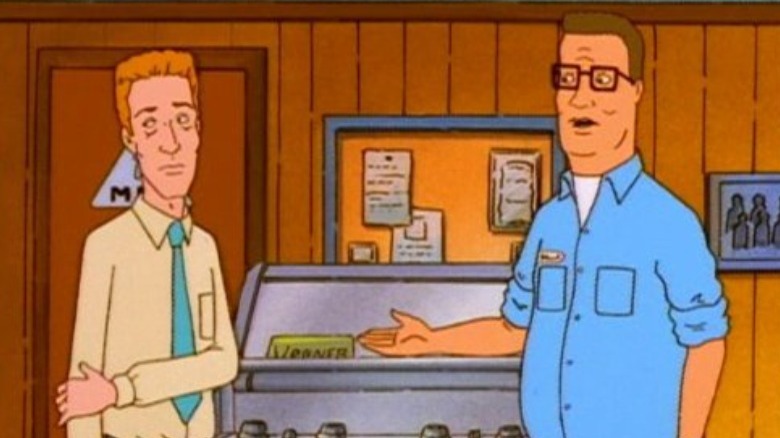 Hank and Leon in King of the Hill