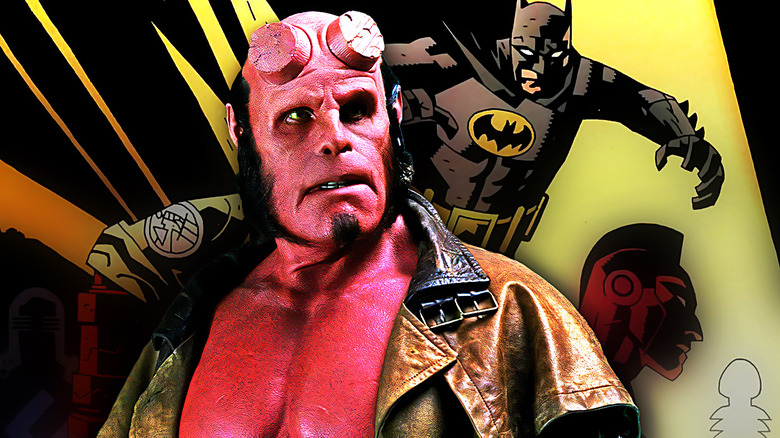 Batman and Hellboy Ron Perlman