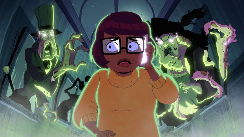 Velma is afraid of ghosts