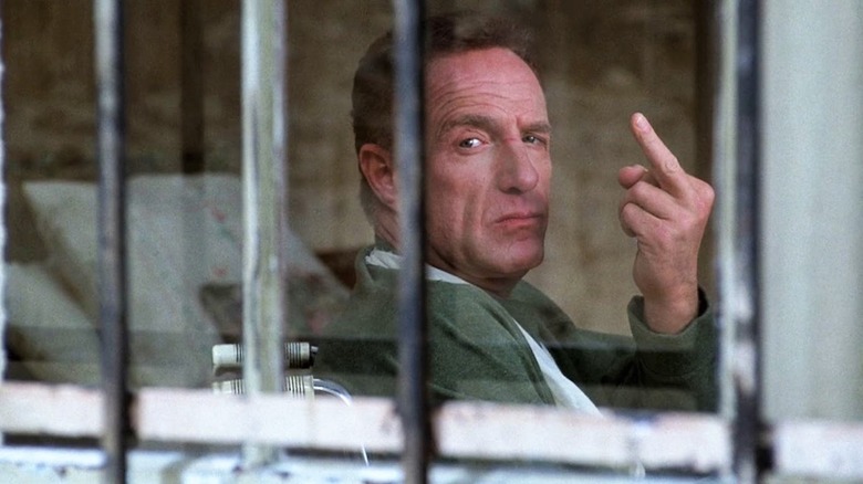 James Caan flips the bird in Misery