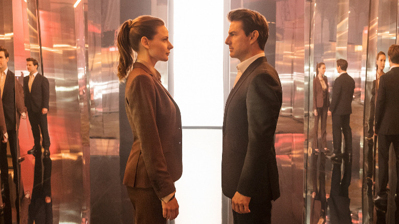 Rebecca Ferguson and Tom Cruise in Mission: Impossible - Fallout