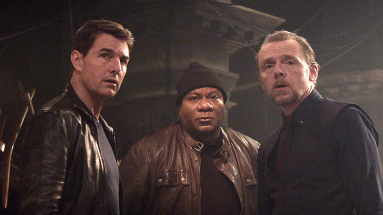 Mission: Impossible Dead Reckoning Tom Cruise, Ving Rhames, and Simon Pegg