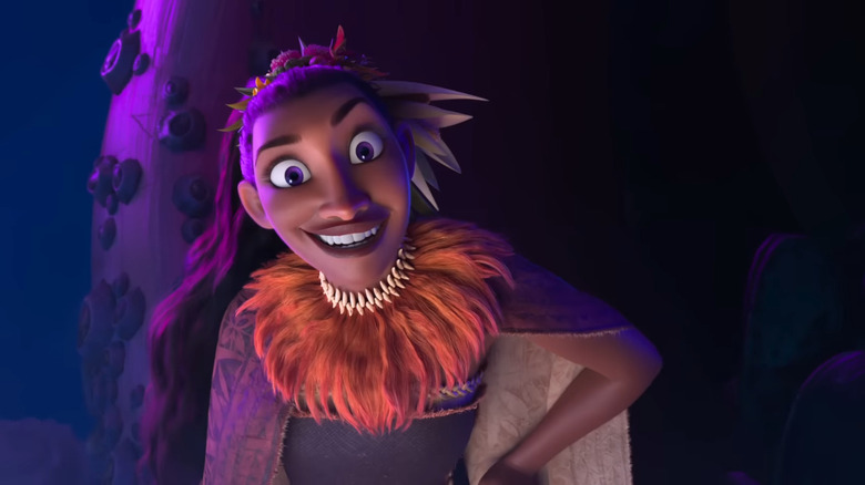 Awhimai Fraser as the voice of Matangi in Moana 2