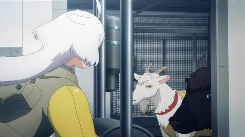 gundam witch from mercury miorine and goats