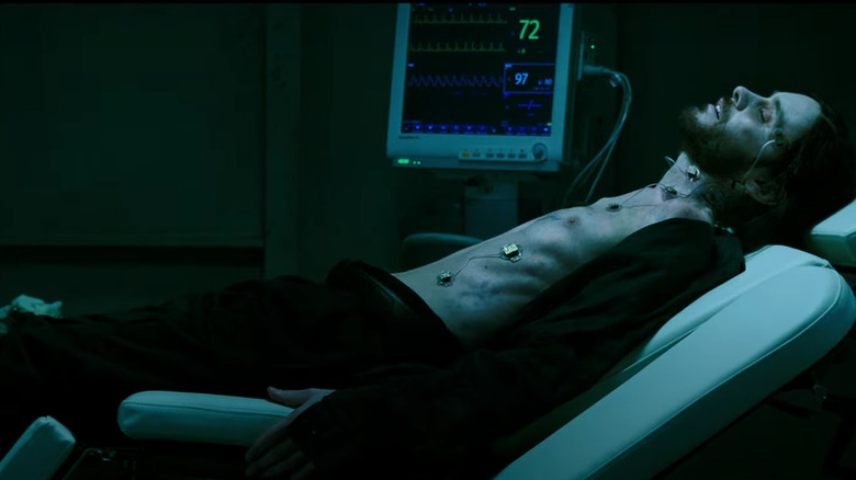 Morbius Jared Leto hospital bed