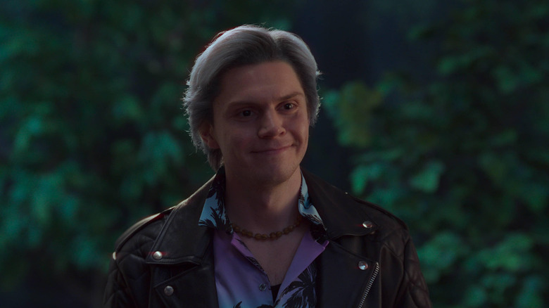 Evan Peters smiling