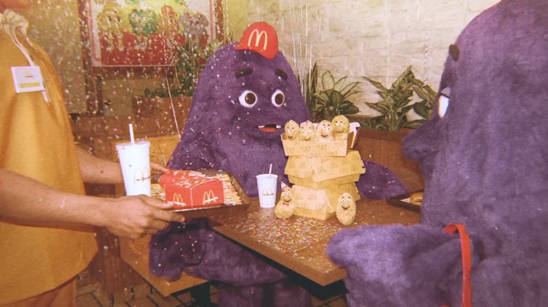 Grimace surveys his victims