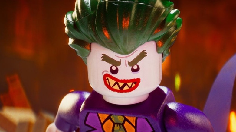 Lego Joker grinning