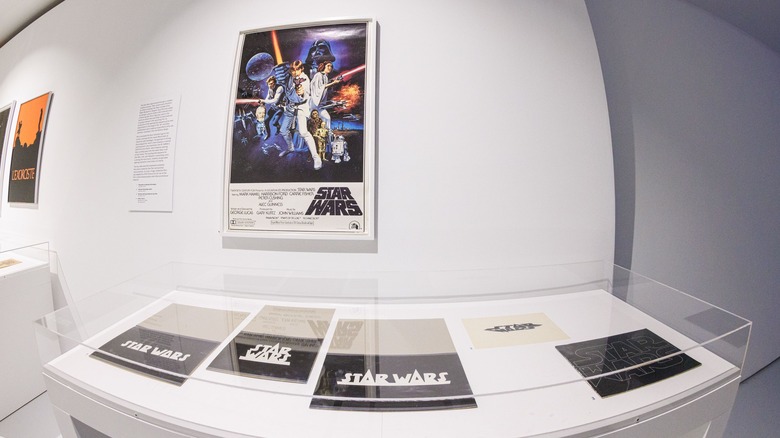 Prototype Star Wars Logos Dan Perri Museum of Moving Image exhibit