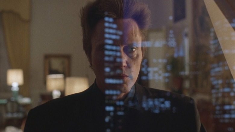 Christopher Walken staring