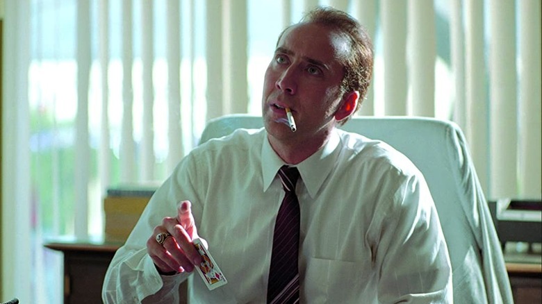 Nicolas Cage with cigarette