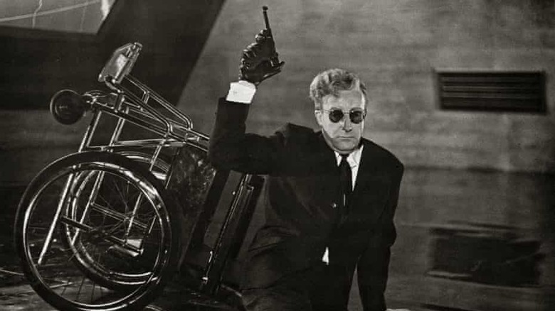 Dr. Strangelove in wheelchair