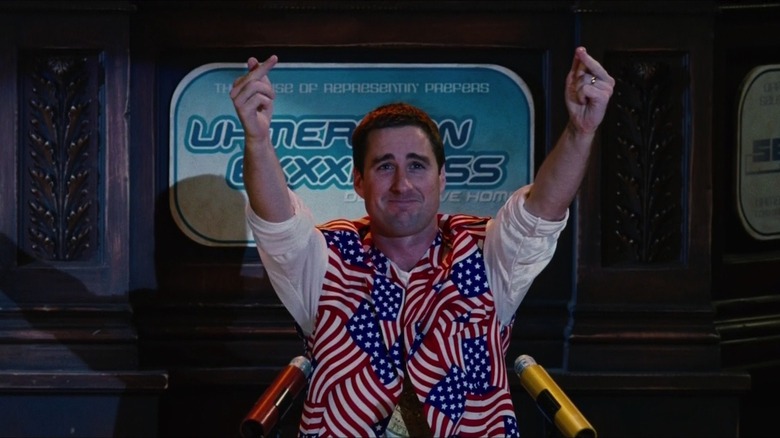 Luke Wilson on stage