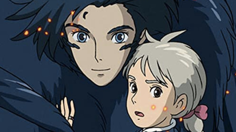 what tye difference between howls moving castle movie and the book