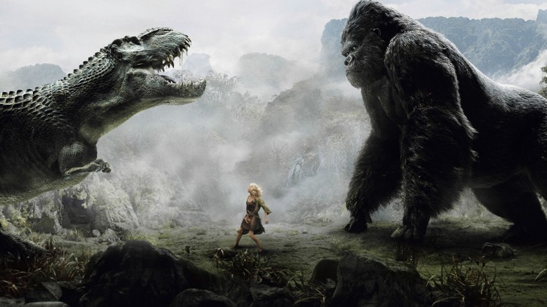 kong fights rex king kong