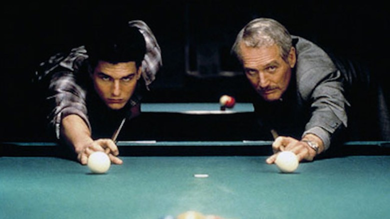 Tom Cruise and Paul Newman play pool in The Color of Money