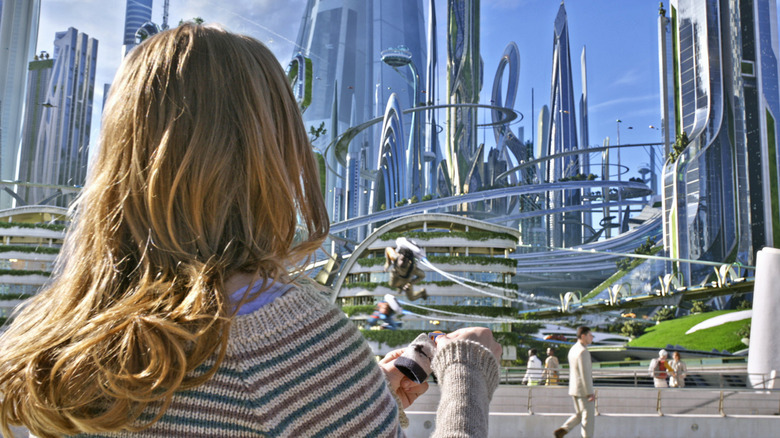 Casey discovers Tomorrowland