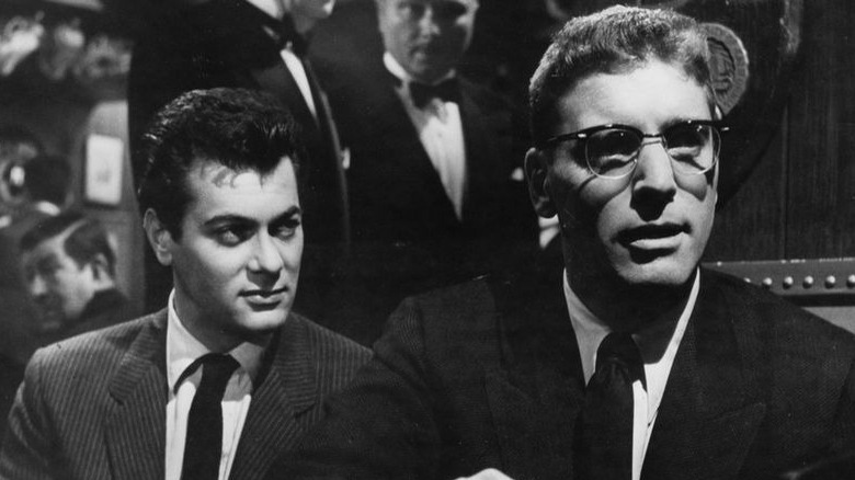 Burt Lancaster and Tony Curtis in "Sweet Smell of Success"