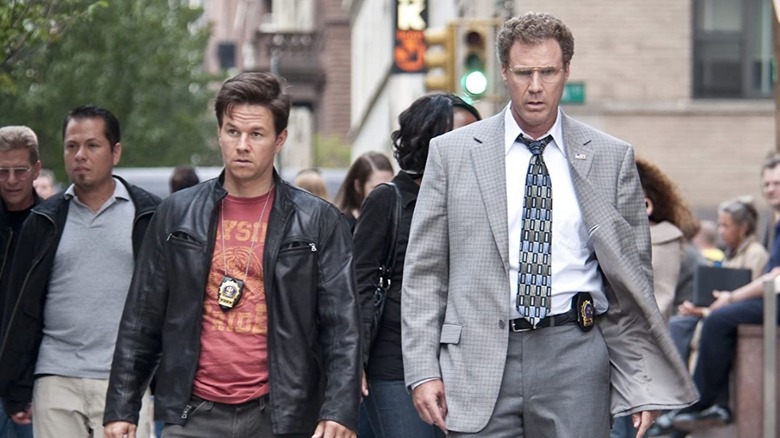 Mark Wahlberg and Will Ferrell walking