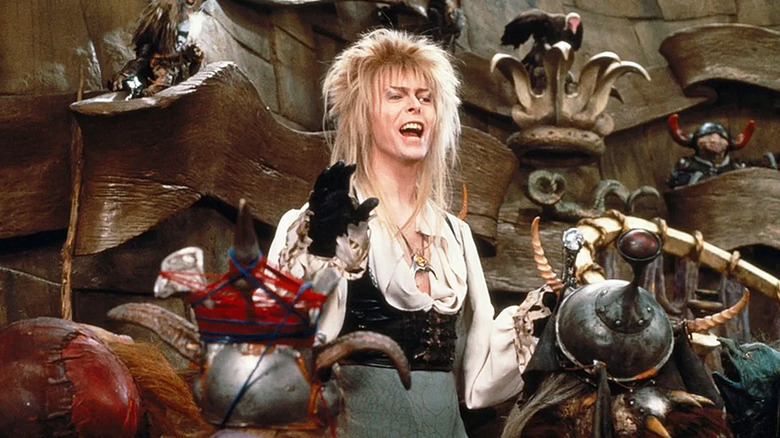 David Bowie dances as The Goblin King