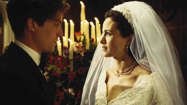 Hugh Grant and Andie McDowell in Four Weddings and A Funeral