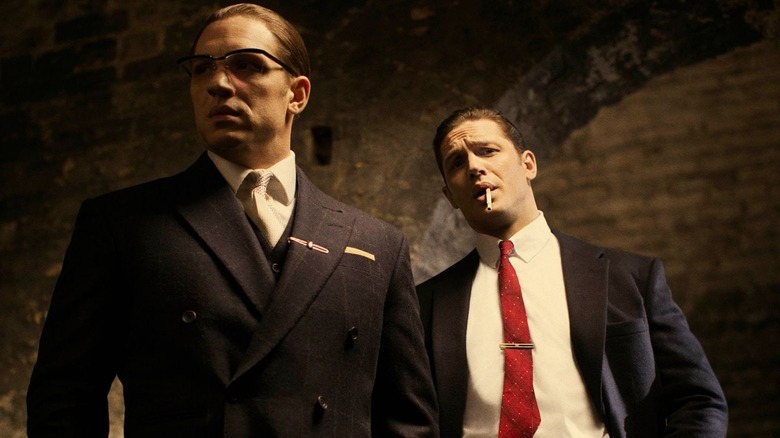 Tom Hardy as the Kray twins