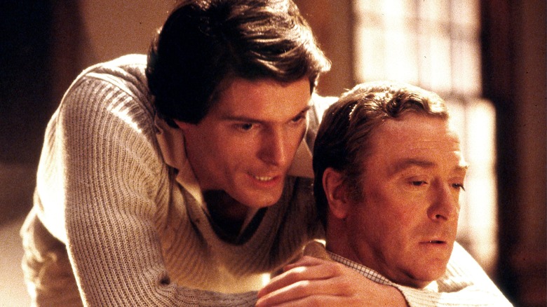 Christopher Reeve and Michael Caine in Deathtrap