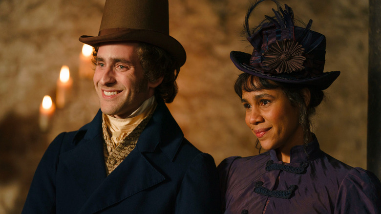 Oliver Jackson-Cohen and Zawe Ashton in Mr. Malcolm's List