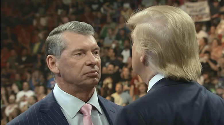 Vince McMahon, Donald Trump, Crudo