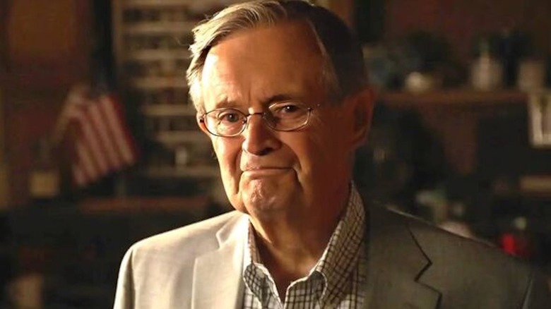 David McCallum smiles hard like Daki Malard's ncis