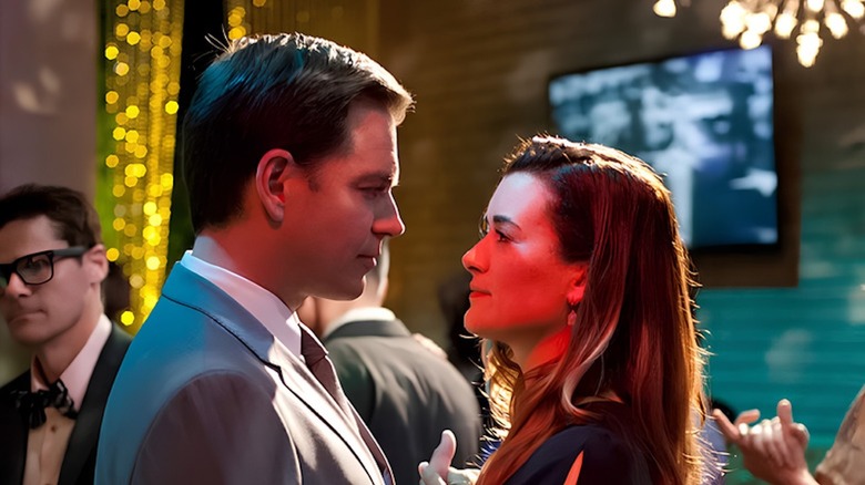 Michael Weatherly as Tony DiNozzo and Cote de Pablo as Ziva David dance in NCIS