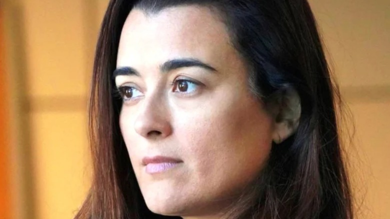 A close-up of Cote de Pablo's Ziva on NCIS