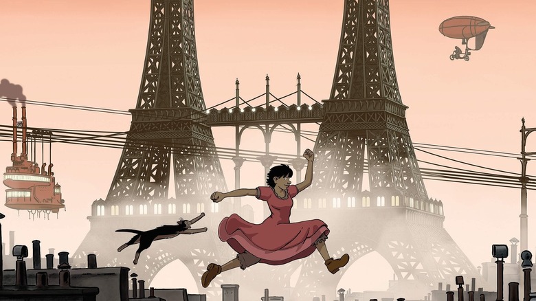 April runs through Paris in April and the Extraordinary World