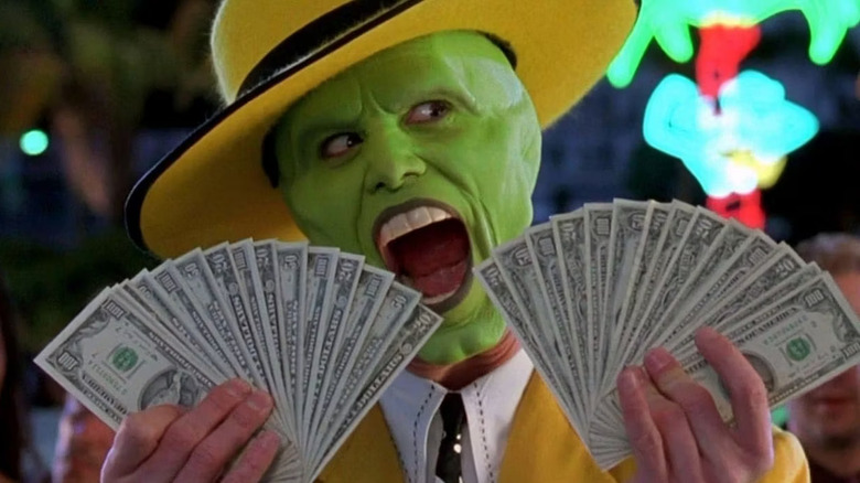 Jim Carrey The Mask money 