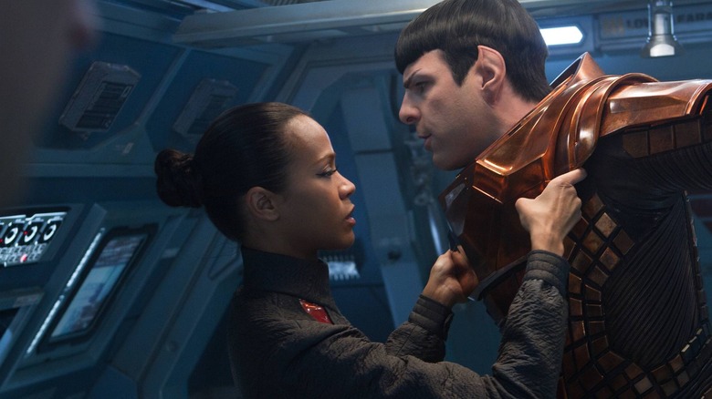 Star Trek Into Darkness Zoe Saldana Zachary Quinto