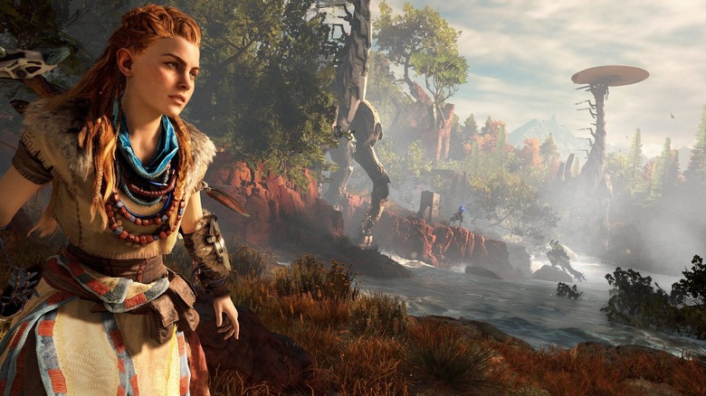 Aloy in Horizon Zero Dawn