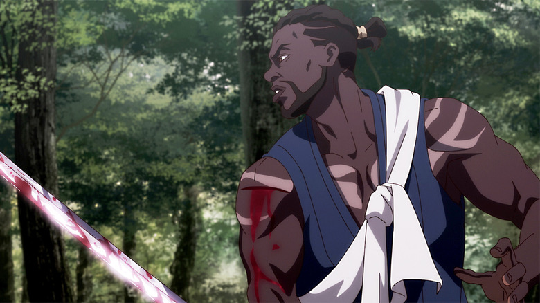 Yasuke in the Netflix anime series Yasuke