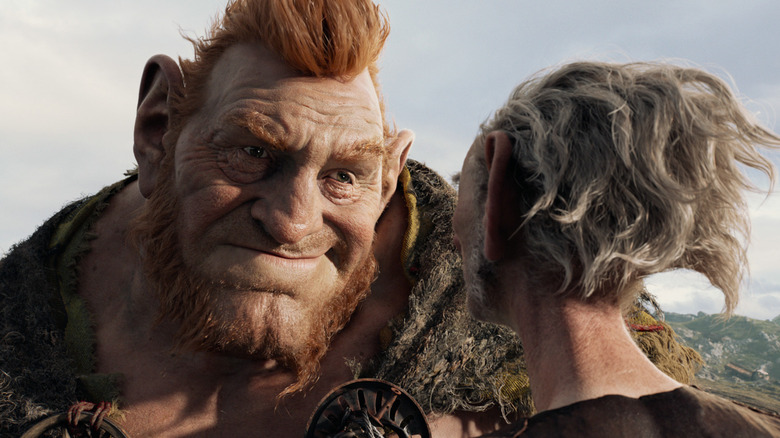 The BFG evil giant with beard