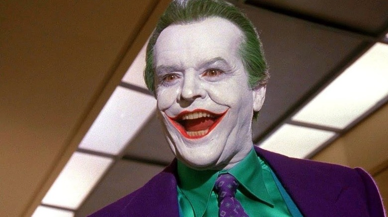 Jack Nicholson como o Coringa em Batman de 1989