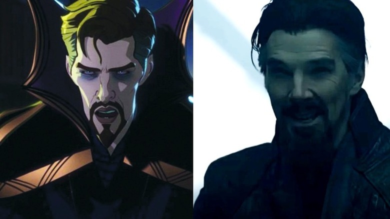 Strange Supreme and "Evil" Doctor Strange Comparision Photo