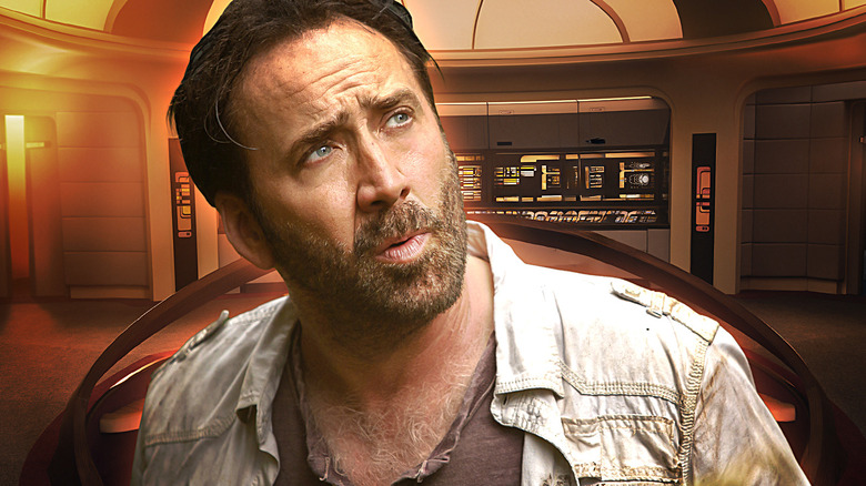 Nicolas Cage na ponte da Enterprise