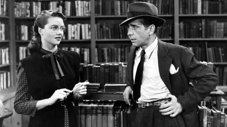 Dorothy Malone and Humphrey Bogart in the Big Sleep