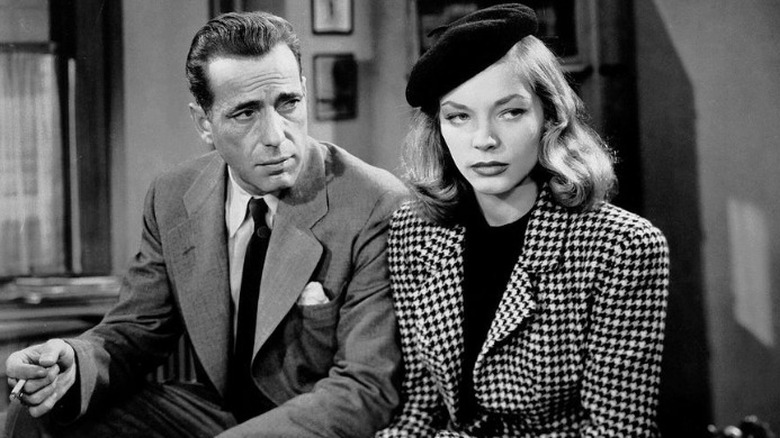 Lauren Bacall and Humphrey Bogart in the Big Sleep